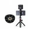Ulanzi ST-17 Soporte giratorio de 360° para teléfono en trípode - Negro