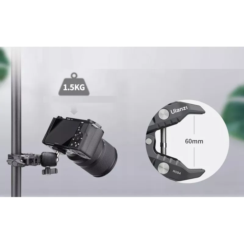 Ulanzi R099 Pinza super con rótula