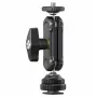 Ulanzi R098 Magic Arm Brazo articulado de doble rótula con tornillo de 1/4 inch y zapata en frío, negro