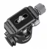 Ulanzi U-80L Rótula 3D con placa de liberación rápida Arca-Swiss, carga 20 kg, rotación panorámica 360°, negro