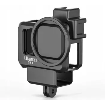 Ulanzi SB6049 soporte de marco + adaptador de micrófono + juego de filtros para GoPro HERO 9/10 Black