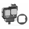 Ulanzi SB6049 soporte de marco + adaptador de micrófono + juego de filtros para GoPro HERO 9/10 Black