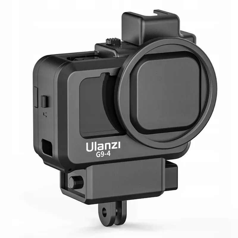 Ulanzi SB6049 soporte de marco + adaptador de micrófono + juego de filtros para GoPro HERO 9/10 Black