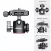 Ulanzi MT-24 Trípode metal Stopka ISO con cabezal basculante 3D - negro