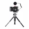 Ulanzi MT-24 Trípode metal Stopka ISO con cabezal basculante 3D - negro
