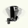 Ulanzi GP-5 Espejo abatible para vlogging con adaptador de zapata en frío