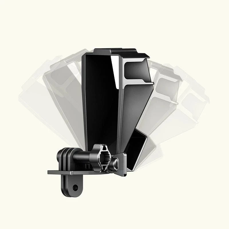 Ulanzi GP-5 Espejo abatible para vlogging con adaptador de zapata en frío
