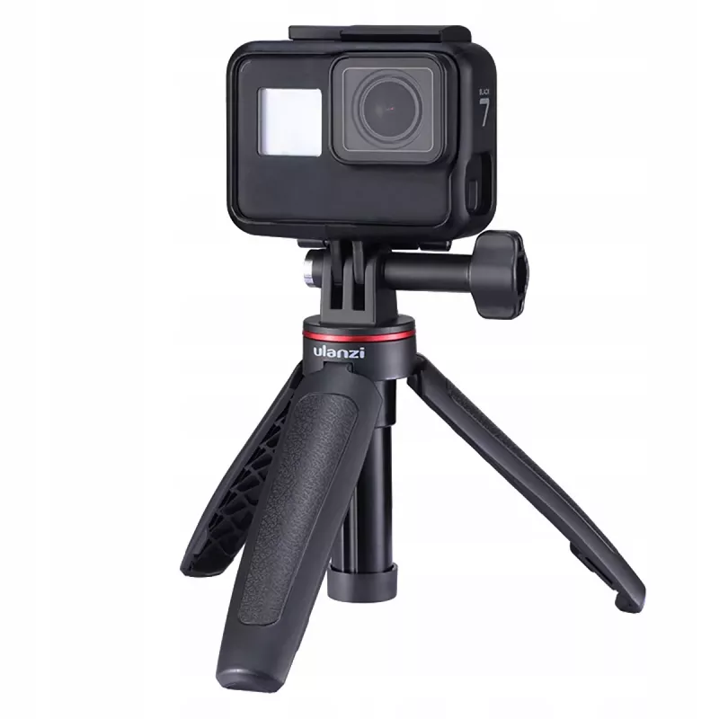 ULANZI MT-09 Mini trípode, monopié y empuñadura para GoPro, SJCAM, Xiaomi, DJI Osmo Action, negro