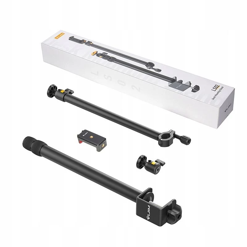 Ulanzi Vijim LS02 soporte de sobremesa con brazo de montaje y 2 rótulas de 360° para vlogging, streaming, fotografía