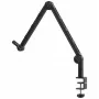 Ulanzi LS25 pinza en C de mesa soporte de estudio para cámara, micrófono, luz LED, negro