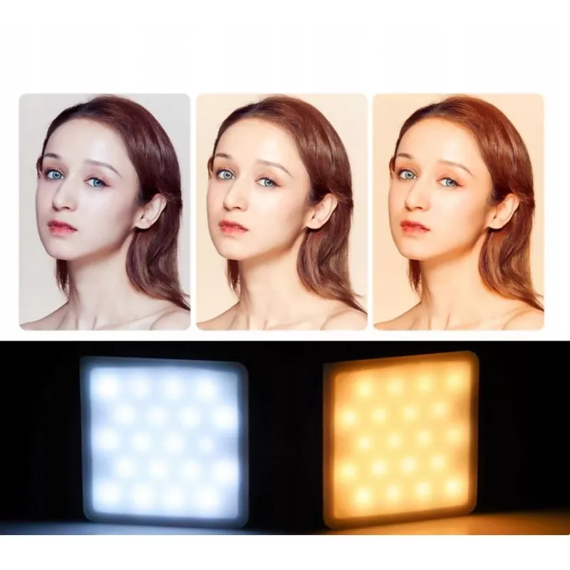 Ulanzi VL49 RGB Pro luz de vídeo LED 60 LEDs 2500mAh con fijación magnética y panal