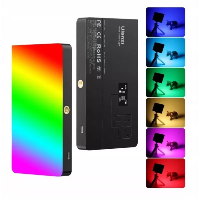 ULANZI PL-01 luz de vídeo LED RGB 150 diodos 4000mAh con fijación magnética y panal