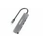 DUDAO A15H Estación de acoplamiento Hub USB-C 6 en 1 con HDMI, USB 3.0, USB 2.0, lector de tarjetas SD/TF, PD 100W - Gris espacial