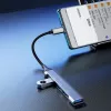 Dudao A16T Hub USB-A 4 puertos USB 2.0 Negro