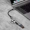 Dudao A16T Hub USB-A 4 puertos USB 2.0 Negro