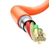 Dudao L24CC Cable en ángulo USB-C a USB-C 120W 1m rotación 180° Naranja