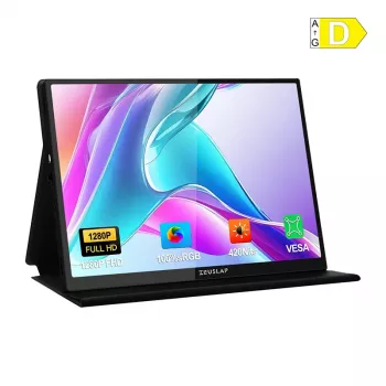 ZEUSLAP Z10T Monitor Portátil con Pantalla Táctil de 10 Puntos 10,1