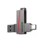 HIKSEMI memoria USB 64 GB E307C U3 Dual USB 3.2 y USB Type-C gris