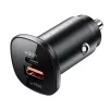 ACEFAST cargador de coche 38W USB-C / USB-A, PPS, Power Delivery, Quick Charge 3.0, AFC, FCP negro (B1)