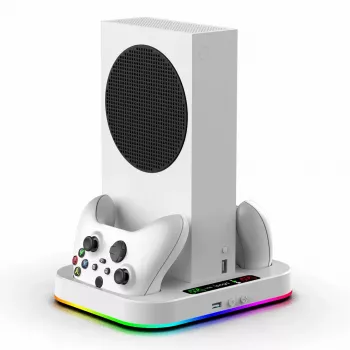 IPEGA Soporte de carga y refrigeración RGB para Xbox Series S + 2 uds.