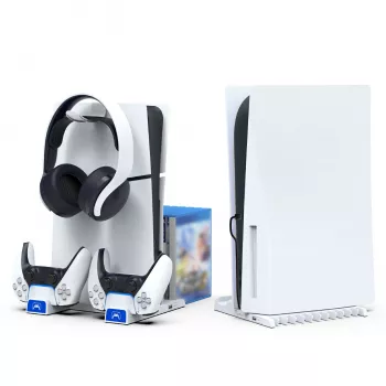 IPEGA Base de carga multifunción para PS5 Slim Blanco