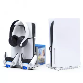 IPEGA Base de carga multifunción para PS5 Slim Blanco