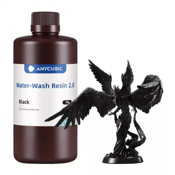 Anycubic Water-Wash 2.0 resina, negra, 1kg