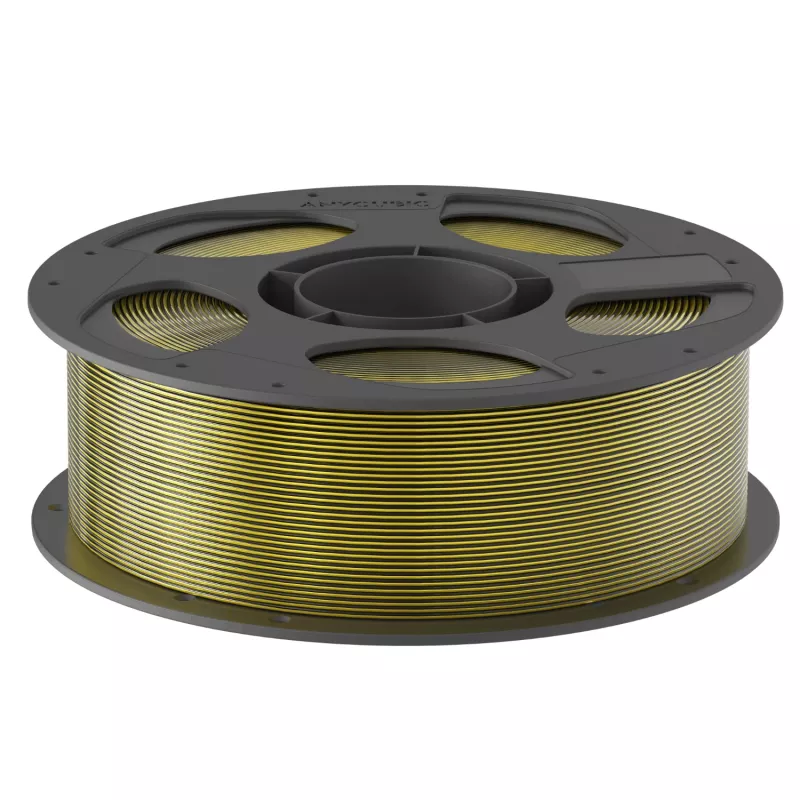 Anycubic PLA Silk Dual PLA Filament 1,75mm Negro y Oro AHSC07-103