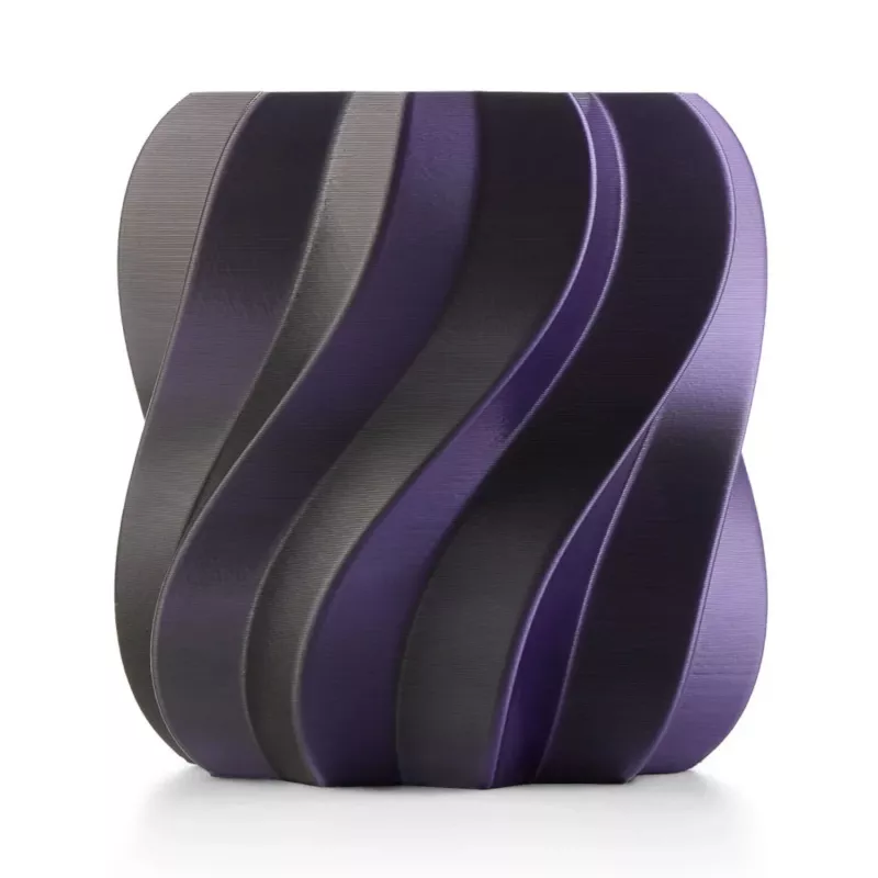 Anycubic PLA Silk Dual PLA Filament 1,75mm Negro y Lila AHSC10-103
