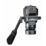 Ulanzi F38 cabezal de vídeo fluido 360° con amortiguación por aceite, cabezal de trípode con placa rápida Arca-Swiss, 3 kg de capacidad, aleación de aluminio, negro