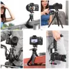 Ulanzi Claw Flexible Tripod Pro con zapata en frío y 3 tornillos de 1/4 de pulgada para cámara, smartphone, action cam