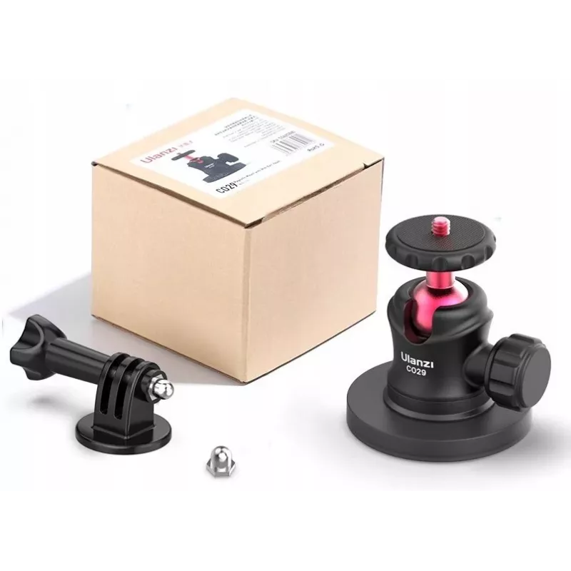 Soporte de ventosa magnética Ulanzi C029 con rótula 3D para GoPro, DJI, Insta360, SJCAM, Xiaomi