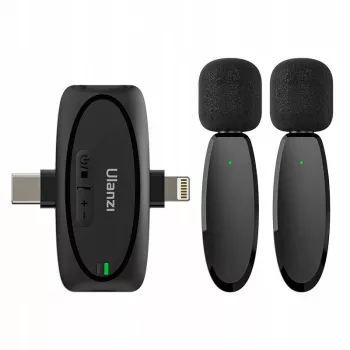 Ulanzi V6 kit de transmisión de audio inalámbrica - USB-C + Lightning