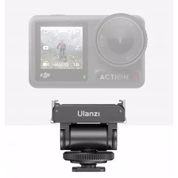 Cabezal adaptador Ulanzi CA22 con tornillo de 1/4 de pulgada para DJI Action 3 / 4