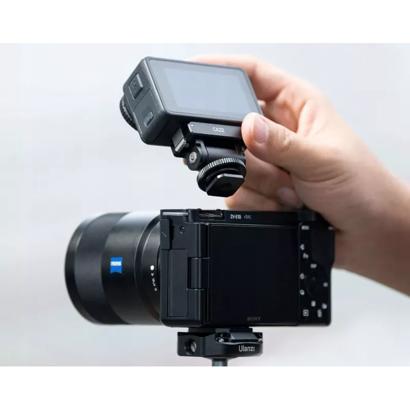 Cabezal adaptador Ulanzi CA22 con tornillo de 1/4 de pulgada para DJI Action 3 / 4