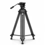 ULANZI MT-81 Trípode con cabezal fluido para grabación de vídeo, 8 kg de carga, 155 cm de altura