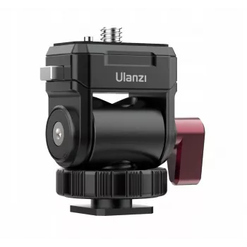 ULANZI Quick CO01 Soporte para monitor 3D 360° con tornillo de 1/4 pulgadas, negro