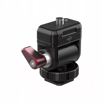 ULANZI Quick CO01 Soporte para monitor 3D 360° con tornillo de 1/4 pulgadas, negro