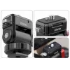 ULANZI Quick CO01 Soporte para monitor 3D 360° con tornillo de 1/4 pulgadas, negro