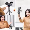 Ulanzi M007 / Ma26 Mango trípode metálico 3 en 1 para móvil con giro 360°, zapata en frío, negro