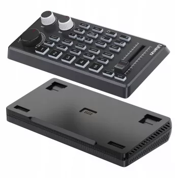 ULANZI D005 DD02 Audio Mixer Sound Card para streaming en directo, podcasting, gaming