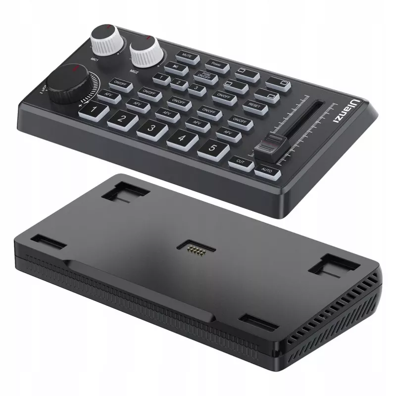 ULANZI D005 DD02 Audio Mixer Sound Card para streaming en directo, podcasting, gaming