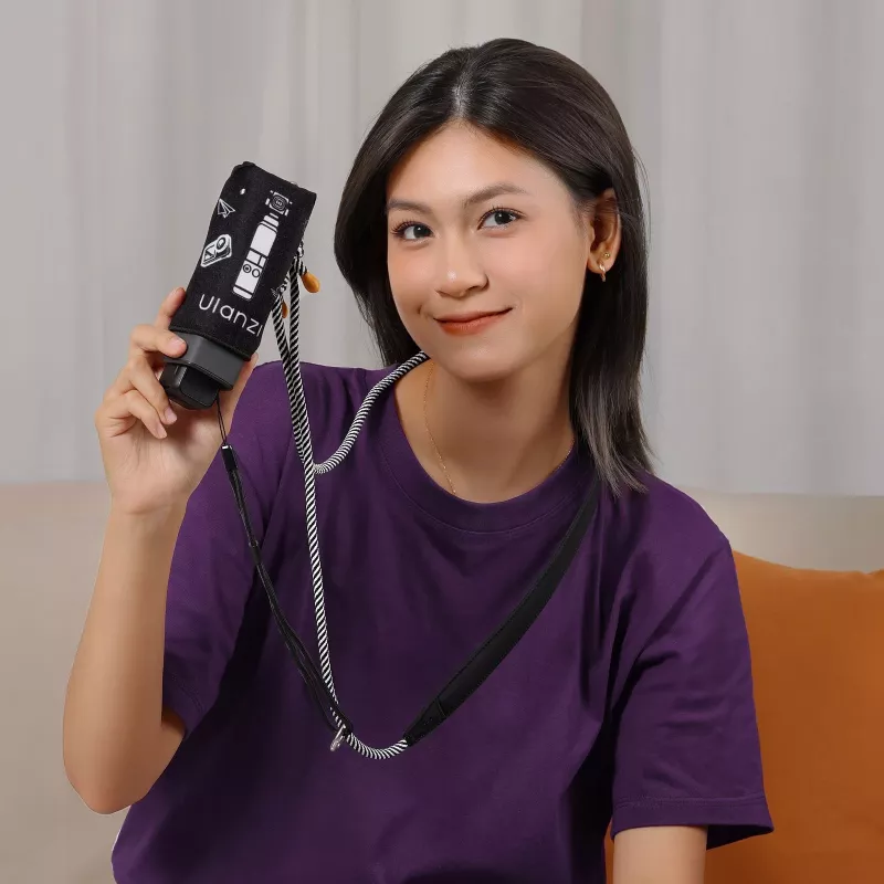 ULANZI CO71 Funda rígida de almacenamiento para DJI Osmo Pocket 3 con correa de cuello