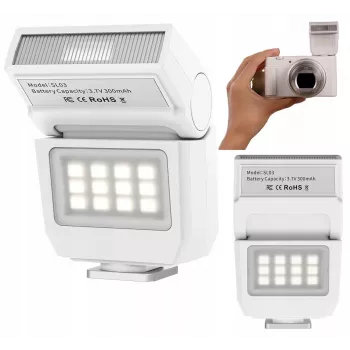 Ulanzi SL03 lámpara flash, blanca