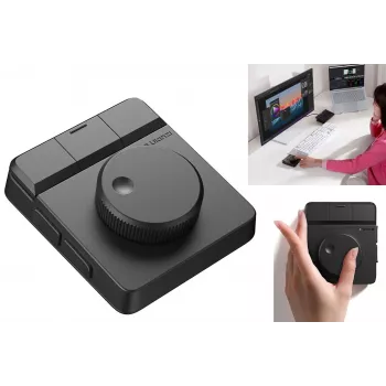 ULANZI D100H Bluetooth 5.0 Haptic Video Controller con mando giratorio y pantalla OLED