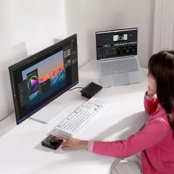 ULANZI D100H Bluetooth 5.0 Haptic Video Controller con mando giratorio y pantalla OLED
