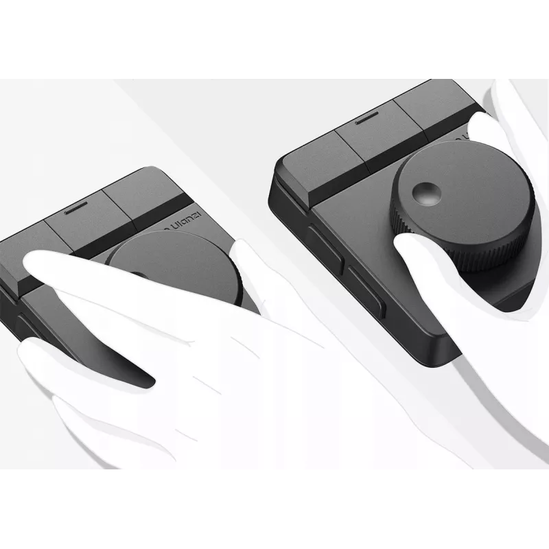 ULANZI D100H Bluetooth 5.0 Haptic Video Controller con mando giratorio y pantalla OLED