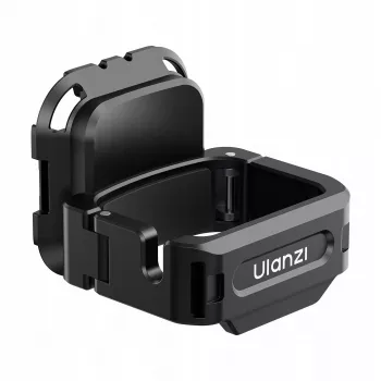 ULANZI PK13 Soporte de liberación rápida para DJI Osmo Pocket 3, GoPro, tornillo de 1/4 de pulgada, negro