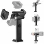 ULANZI MA54 Soporte para teléfono con rosca de 1/4 de pulgada y placa de liberación rápida Arca-Swiss, negro