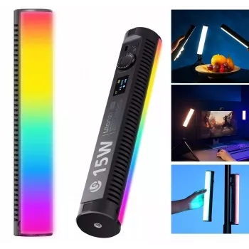 Ulanzi B15RGB 15W LED Tube Light con modos RGB y CCT
